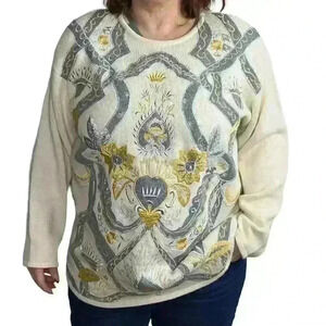 Theomiles Vintage Knitted Crewneck Sweater